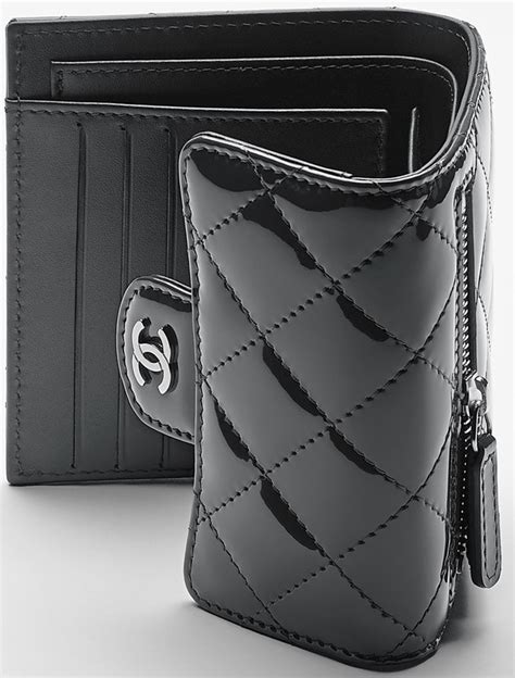 chanel small patent calfskin wallet|Wallet on chain .